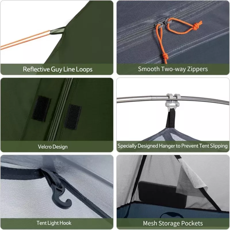 Cycling ultralight tent 1 nh18a095-d-forest roheline NATUREHIKE