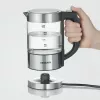 Elektriline veekeetja SEVERIN WK3458, 0,5 l, 1100 W, klaas ja roostevaba teras, 5 temperatuuriseadet, juhtmevaba