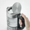 Elektriline veekeetja SEVERIN WK3458, 0,5 l, 1100 W, klaas ja roostevaba teras, 5 temperatuuriseadet, juhtmevaba