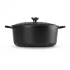 Le Creuset Signature ümmargune pott 8,1 L must 30 cm