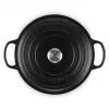 Le Creuset Signature ümmargune pott 8,1 L must 30 cm