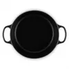 Le Creuset Signature ümmargune pott 8,1 L must 30 cm