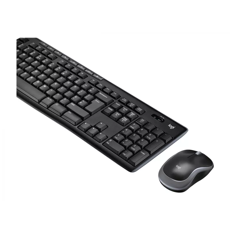 Logitech MK270 - Standardne - Juhtmevaba - RF-juhtmevaba - Must - Kaasa arvatud hiir