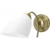 Seinalamp ActiveJet NIKITA Patyna E27 ühe pirniga, metallkorpus, IP20, 220–240 V, 60 W, valge klaas