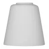 Lambivari ActiveJet EMILY klaasist, valge — läbimõõt 12 cm, kael 40 mm, kõrgus 120 mm
