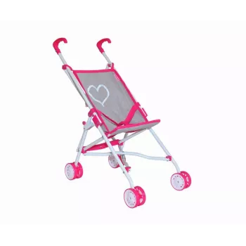 Stroller milly mally Julia Prestige Pink — kerge kompaktne nukukäru, mudel 2722