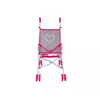 Stroller milly mally Julia Prestige Pink — kerge kompaktne nukukäru, mudel 2722