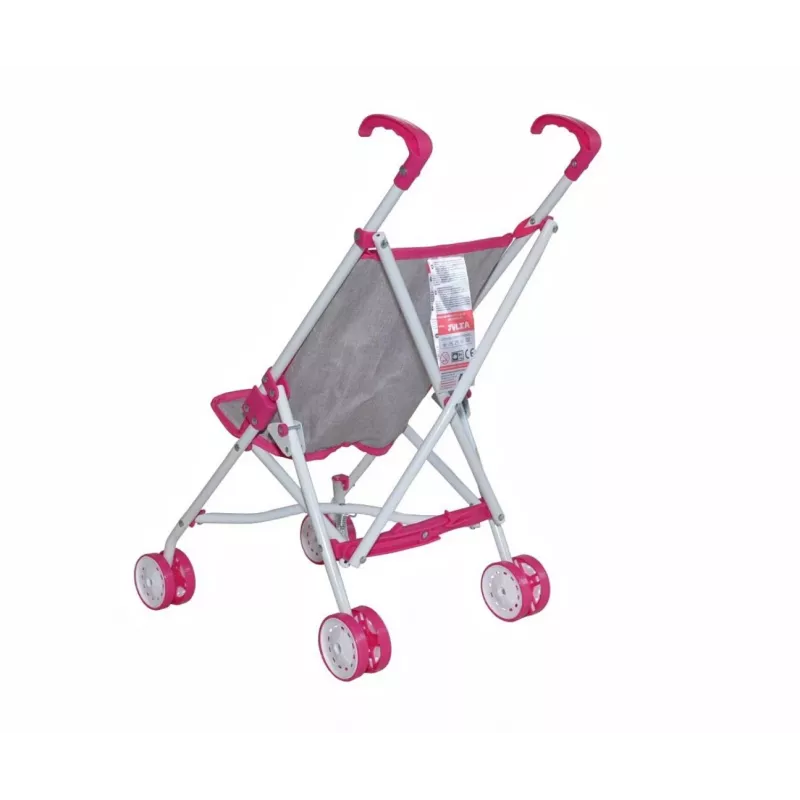 Stroller milly mally Julia Prestige Pink — kerge kompaktne nukukäru, mudel 2722