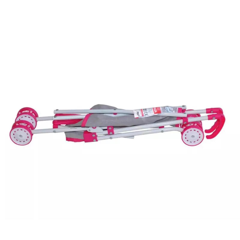 Stroller milly mally Julia Prestige Pink — kerge kompaktne nukukäru, mudel 2722