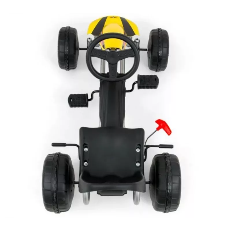 Milly Mally gokart VIPER punane 3126 kerge disain - laste sõiduk
