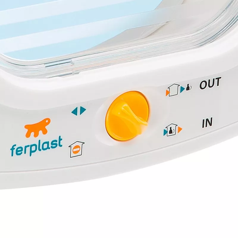 FERPLAST Swing 9 - uks keskmistele koertele ja suurtele kassidele, valge