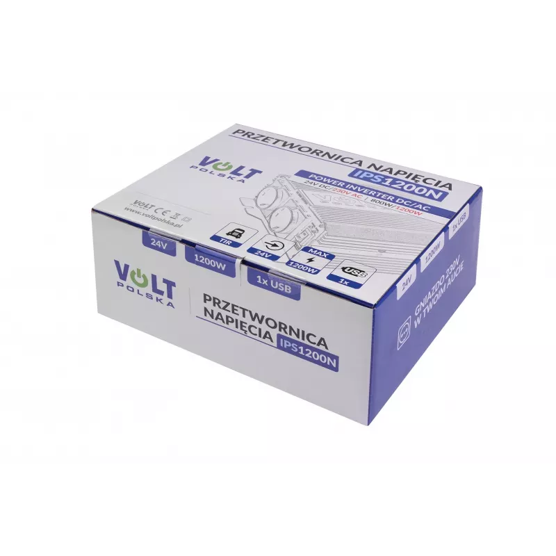 Volt 800/1200W 24V 230V muundur mudel 20039