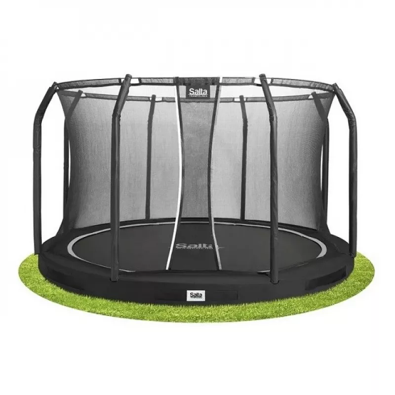 Trampliin Salta Premium Ground Combo 396cm Must, Salta, mudel 5854A