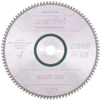 Circular saw blade Metabo 628091000 30.5 cm