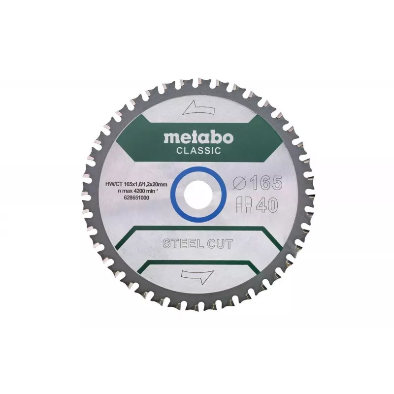 Ketassaeketas Metabo 628651000 16.5 cm metallile