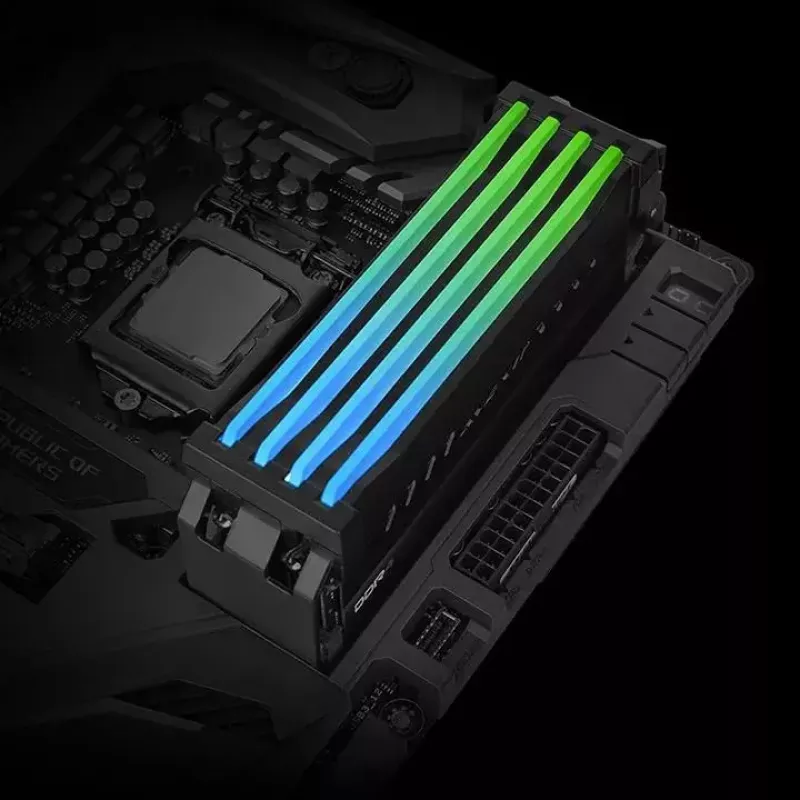 Arvutikorpuse valgustuskomplekt Thermaltake S100 DDR4 Must 170mm