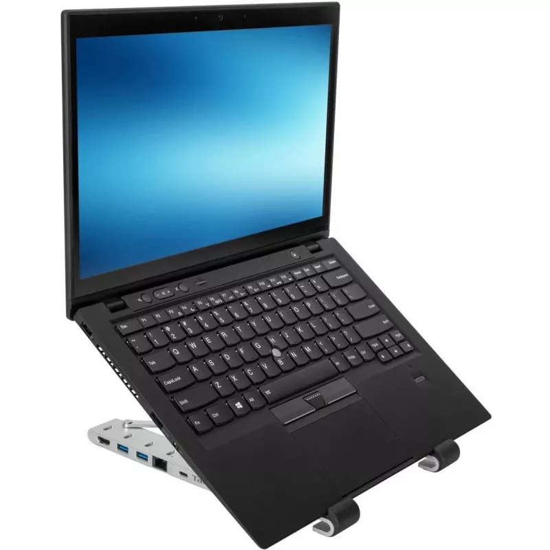 Kaasaskantav integreeritud dokiga alus Dokkimisjaam ja sülearvuti hoidik USB-C 3.2 Gen 1 Thunderbolt 3