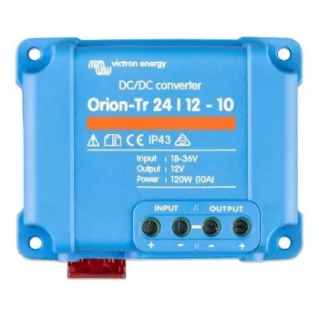 Alalisvoolumuundur Victron Energy Orion-Tr 24/12-10 120 W isoleerimata, 24 V kuni 12 V, 10 A