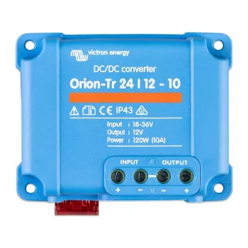 Alalisvoolumuundur Victron Energy Orion-Tr 24/12-10 120 W isoleerimata, 24 V kuni 12 V, 10 A