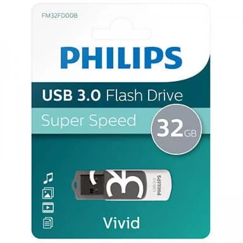 USB-mälupulk Philips 32 GB USB Type-A 3.2 Gen 1 FM32FD00B