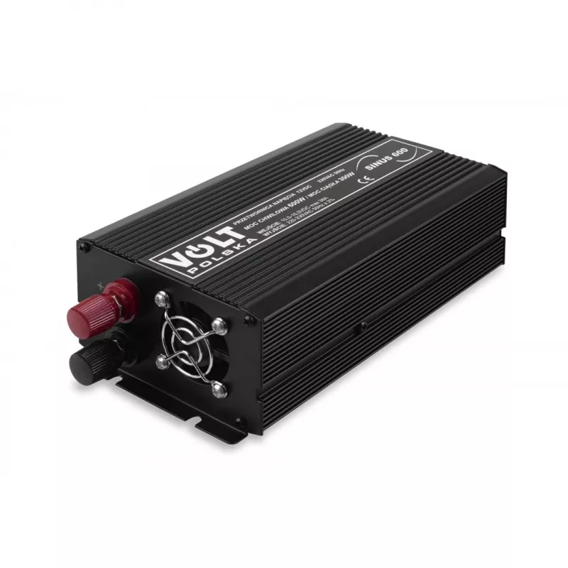 Pingeinverter Volt SINUS-600 12V 230V-le 300W pidev 600W tipp