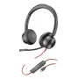 Poly Mustwire 8225 Stereo Peakomplekt – Kõrvapealne – USB-C, Juhtmega (214407-01)