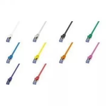 LogiLink PrimeLine - patch-kaabel - RJ-45 (M) RJ-45-le (M) - 2 m - SFTP, PiMP - CAT 6a - halogeenivaba - roosa
