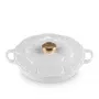 Le Creuset gourmet professional pot flower 26 cm valge