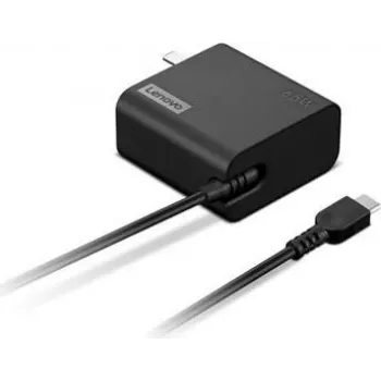 Toiteadapter Lenovo 65W kahe pordiga 5A11J75662, USB-C ja USB-A väljund, 65W kokku