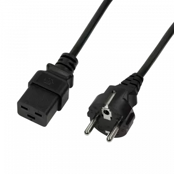 LogiLink CP152 toitekaabel must 1,8 m CEE7/7 IEC C19 (CP152)