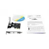 EXSYS 2-Pordiga USB 3.2 Gen 1 PCIe-kaart 3A Renesas