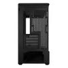 Mini-torniga arvutikorpus Lian Li Vector V100R MINI — Mini-ITX/Mikro-ATX, karastatud klaas, 3×120 mm külg- + 1×120 mm tagaventilaator, 2× 2,5-tollist + 1× 3,5-tollist pesa, must