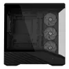 Mini-torniga arvutikorpus Lian Li Vector V100R MINI — Mini-ITX/Mikro-ATX, karastatud klaas, 3×120 mm külg- + 1×120 mm tagaventilaator, 2× 2,5-tollist + 1× 3,5-tollist pesa, must