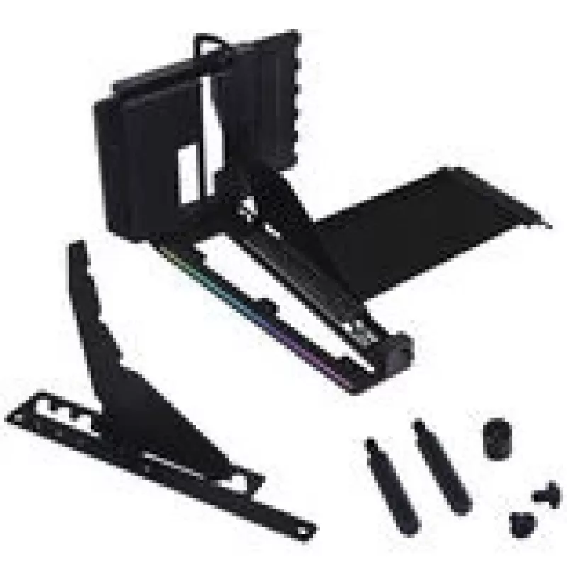 Vertikaalne GPU kinnituskomplekt Lian Li VG4-5-V4 PCIe 5.0 riser-kaabliga, must