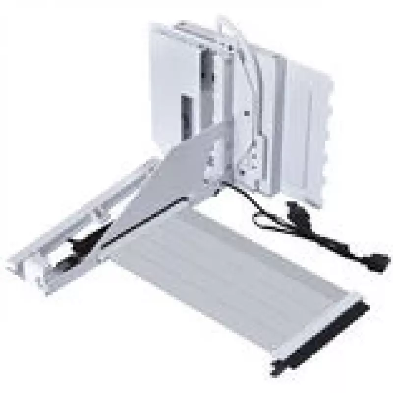 Vertikaalne GPU kinnituskomplekt Lian Li G89.VG4-5-V4W.00 PCIe 5.0 tõukekaabliga, valge