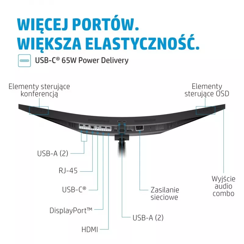 Monitor HP E34m G4 34 tolli Wide Quad HD 3440 x 1440 pikslit