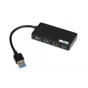 iBox IUH3F56 liidese jaotur USB 3.2 Gen 1 (3.1 Gen 1) Type-A 5000 Mbit/s must