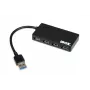 iBox IUH3F56 liidese jaotur USB 3.2 Gen 1 (3.1 Gen 1) Type-A 5000 Mbit/s must