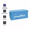 Qoltec 53707 Sõidukiaku Liitium-raudfosfaat 200 Ah 12,8 V