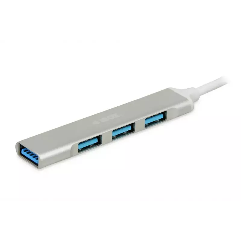 USB-jaotur IBOX IUH3FAS — 1× USB 3.0, 3× USB 2.0
