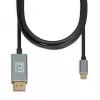 Video kaabli adapter IBOX ITVCDP4K USB USB-C DisplayPortile 1,8 m must