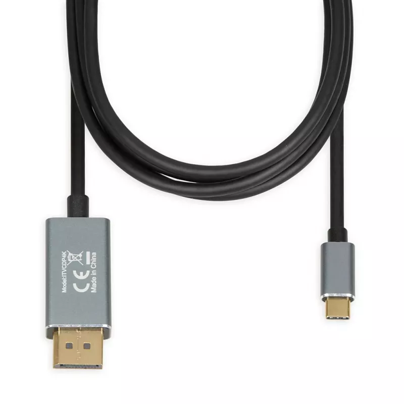 Video kaabli adapter IBOX ITVCDP4K USB USB-C DisplayPortile 1,8 m must