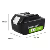 Aku roheline Cell PTMA18V5 Lithium-Ion 5Ah 600g