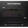 Klaviatuur K100 RGB Air Wireless Ultra Thin Cherry MX