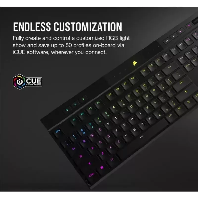 Klaviatuur K100 RGB Air Wireless Ultra Thin Cherry MX