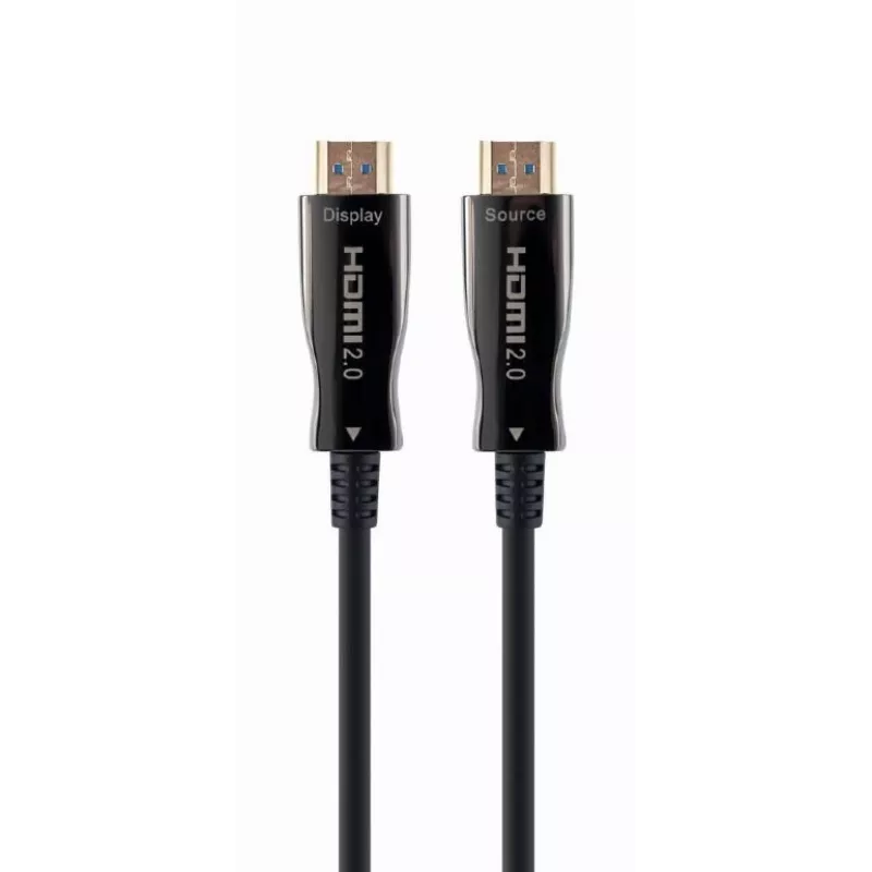 HDMI-kaabel Gembird CCBP-HDMI-AOC-50M-02 50 m, HDMI Type A, HDMI 2.0, 18 Gbit/s, must