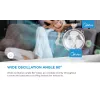 Lauaventilaator Midea FT40-21M — 40 cm läbimõõt, 3 kiirust, ostsillatsioon, 25 W, valge