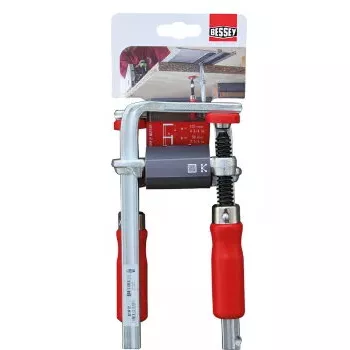 Klamber Bessey GTR12 — ava 12 cm, roostevaba teras, punane, kinnitusjõud 244.73 kg