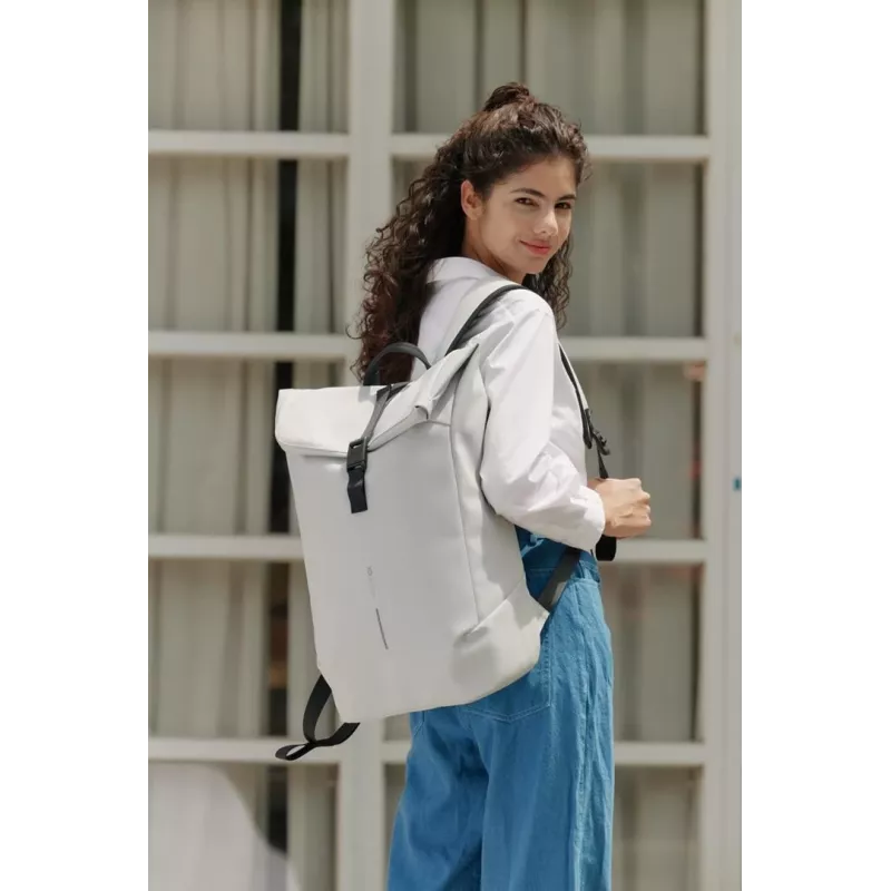 Sülearvuti seljakott XDDESIGN Urban Flap-Top P706.2613 — valge, klapp-peal disain, vargusvastased omadused