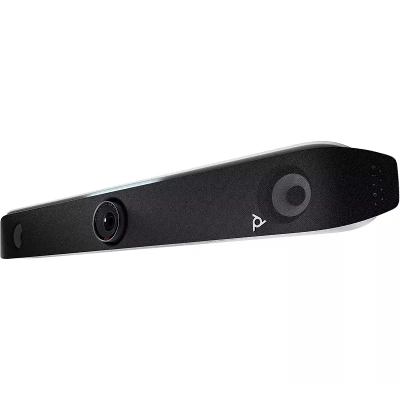 HP POLY POLY Studio X52 kõik-ühes videovarras — 4K UHD, 30 kaadrit/s, 95° vaateväli, 5x digitaalne suum, Wi‑Fi, Bluetooth, Android, valge